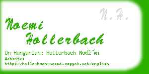 noemi hollerbach business card